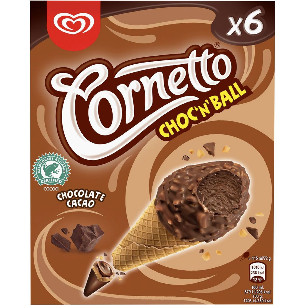 75292 - CORNETTO CHOC'N'BALL 20pz
