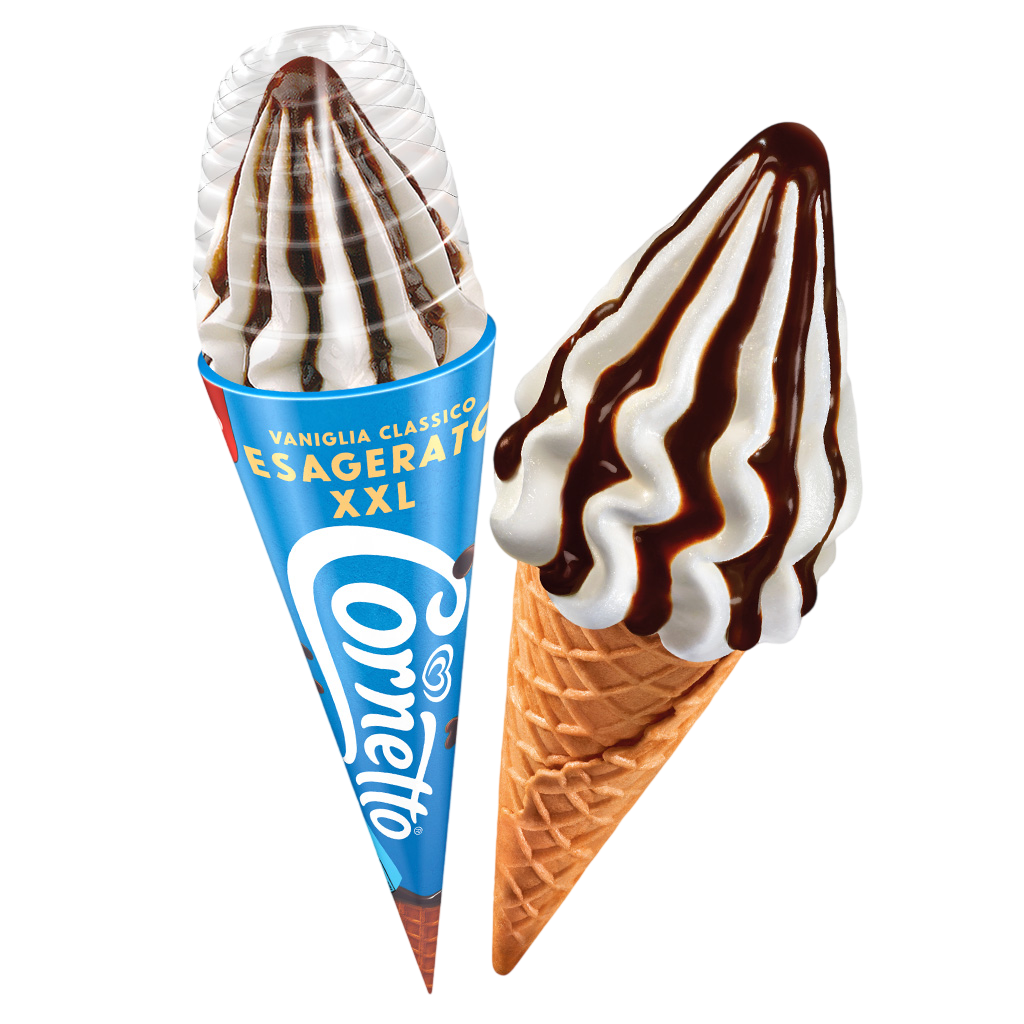 70896 - CORNETTO ESAGERATO XXL VANIGLIA 16pz