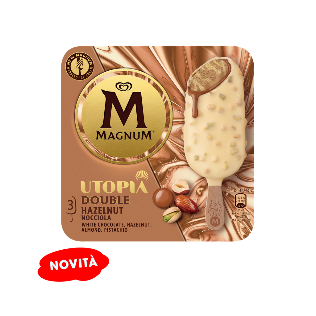 [66718] 66718 - MAGNUM DOUBLE HAZELNUT 20pz