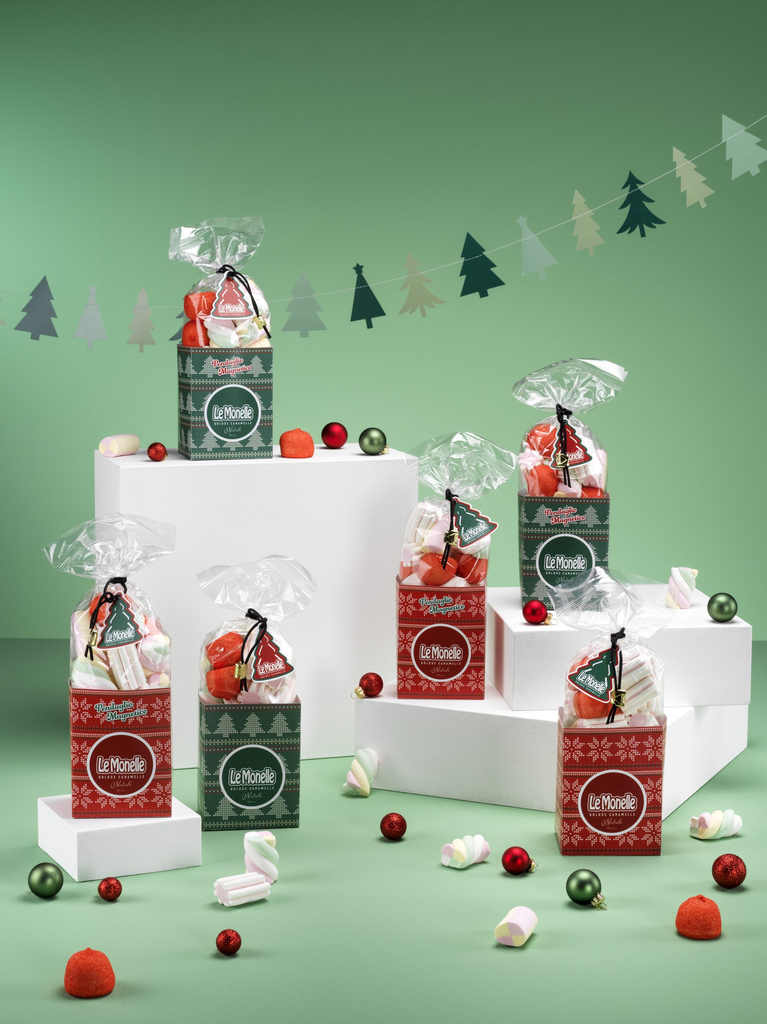 NATALE BUSTA JACQUARD CON CALAMITA 8pz