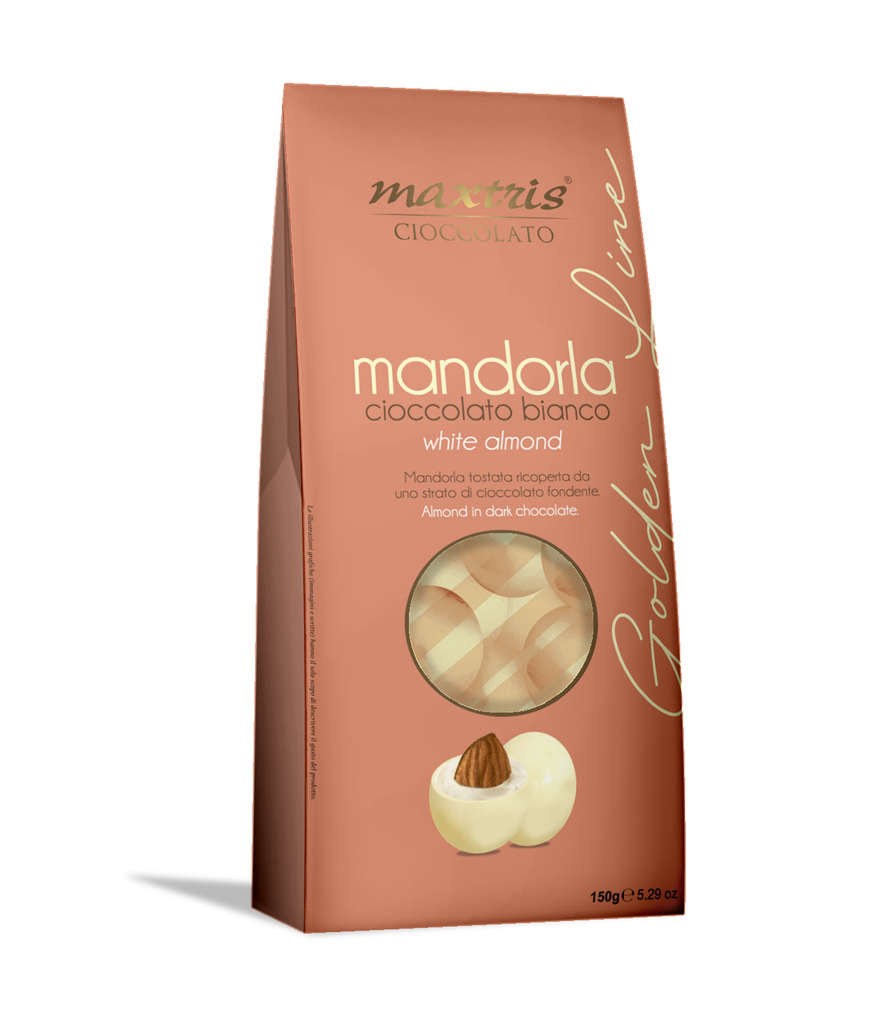 [PRAMANB150] PRAMANB150 - PRALINE MANDORLA BIANCO 150g*12pz