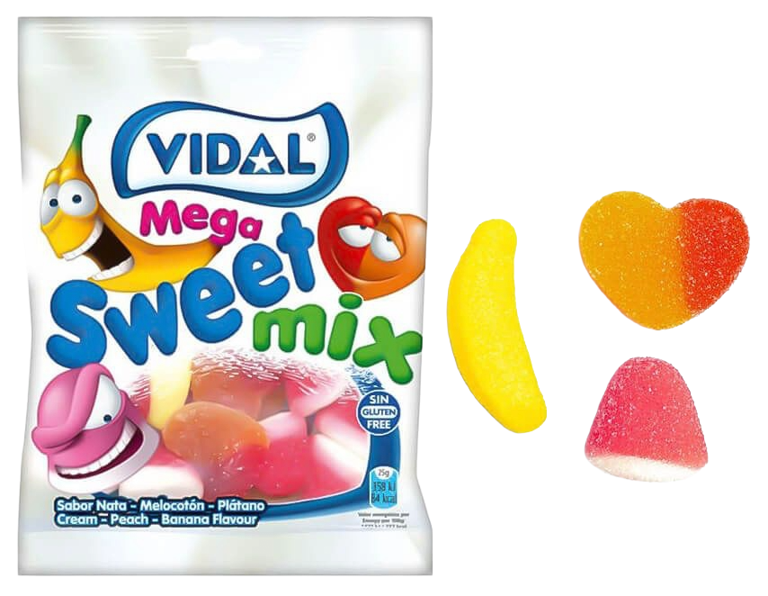 [1004385] 1004385-Mega Mix Zuccherato-(90g/Bustina)(14Bustine/Box)