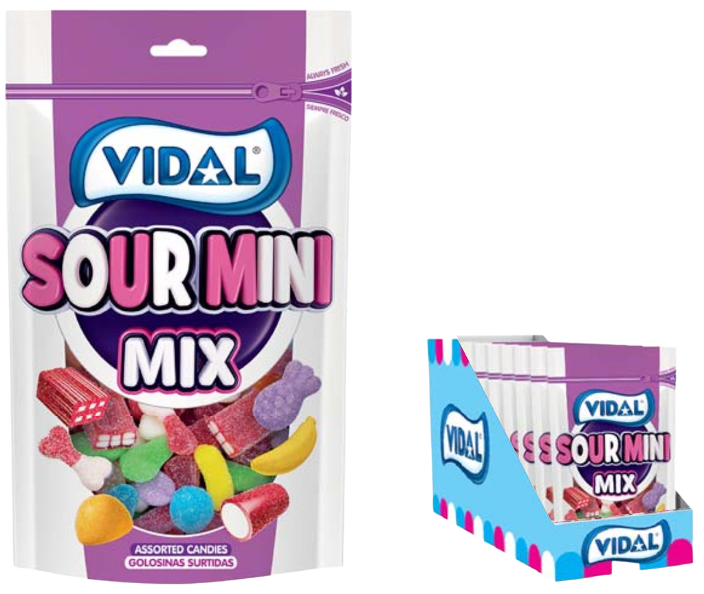 [1003735] 1003735-Mini Mix Gommosi Frizzanti (180g/Bustina)(10Bustine/Box)