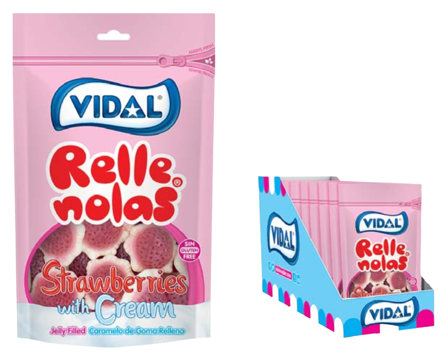 [1019635] 1019635-Fragole Ripiene con Panna (180g/Bustina)(10Bustine/Box)