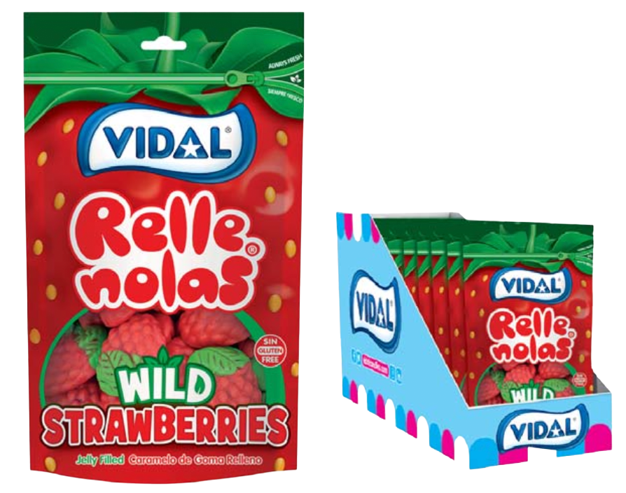 [1019642] 1019642-Fragole Selvatiche Ripiene-(180g/Bustine)(10Bustine/Box)