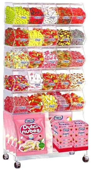 [2280020] 2280020-PICK G MIX PLEXIGLASS STAND 25 BOXES