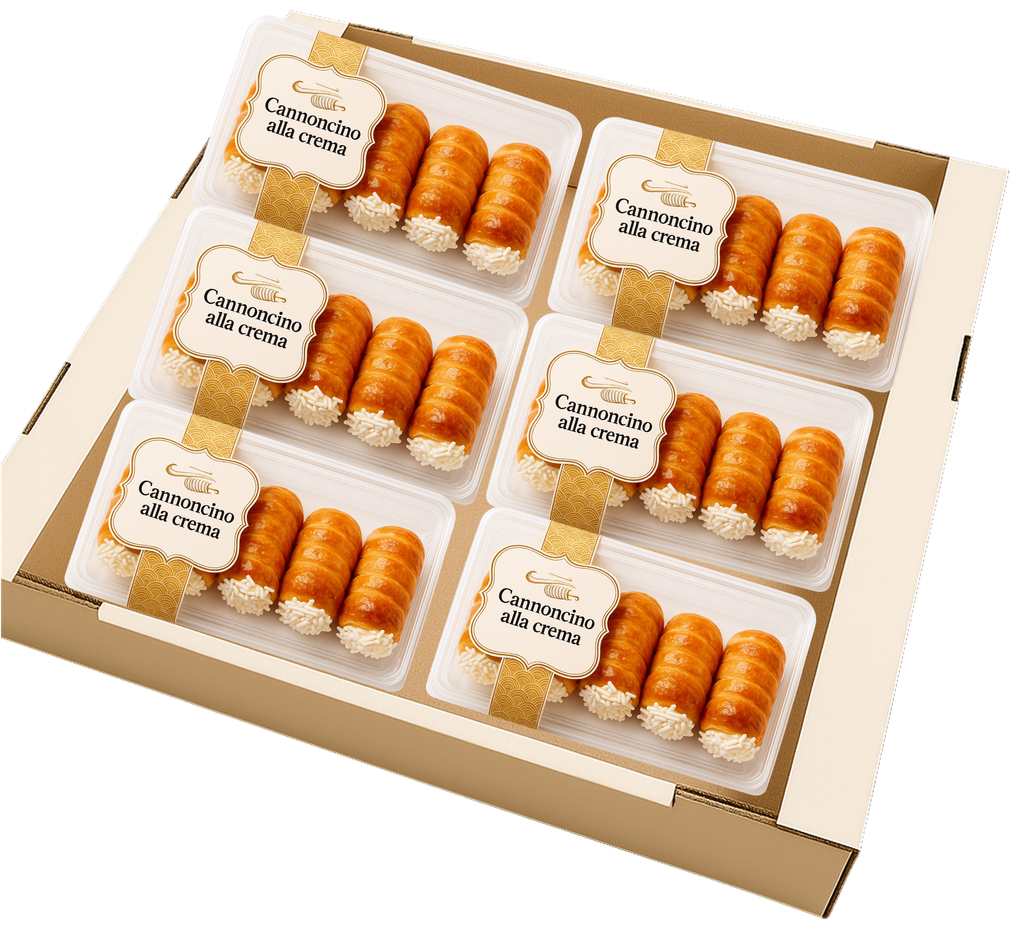 Cannoncini al Crema Bianca 150g