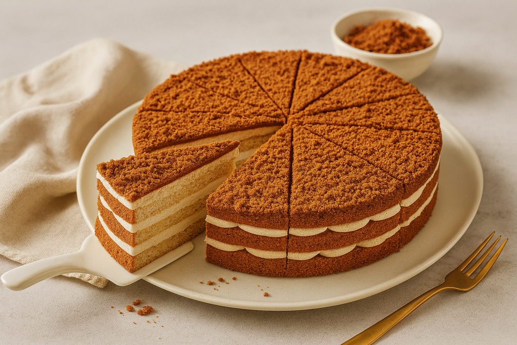 19J09 - Caramelized biscuit cake 1800g