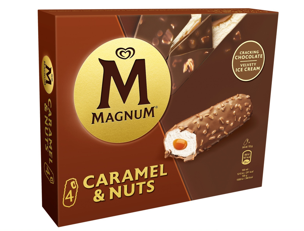 75628 - MAGNUM CARAMEL & NUTS 30pz